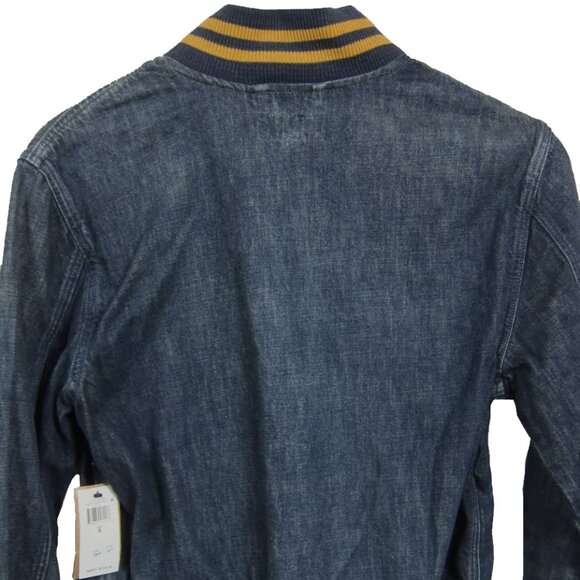 NEW Polo Ralph Lauren St Andrews Denim Varsity Jacket! S L XL  Big POLO on Front - Picture 3 of 6